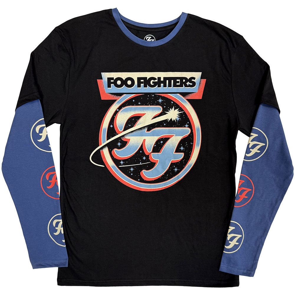 Foo Fighters Layered Long Sleeve T-Shirt: Comet