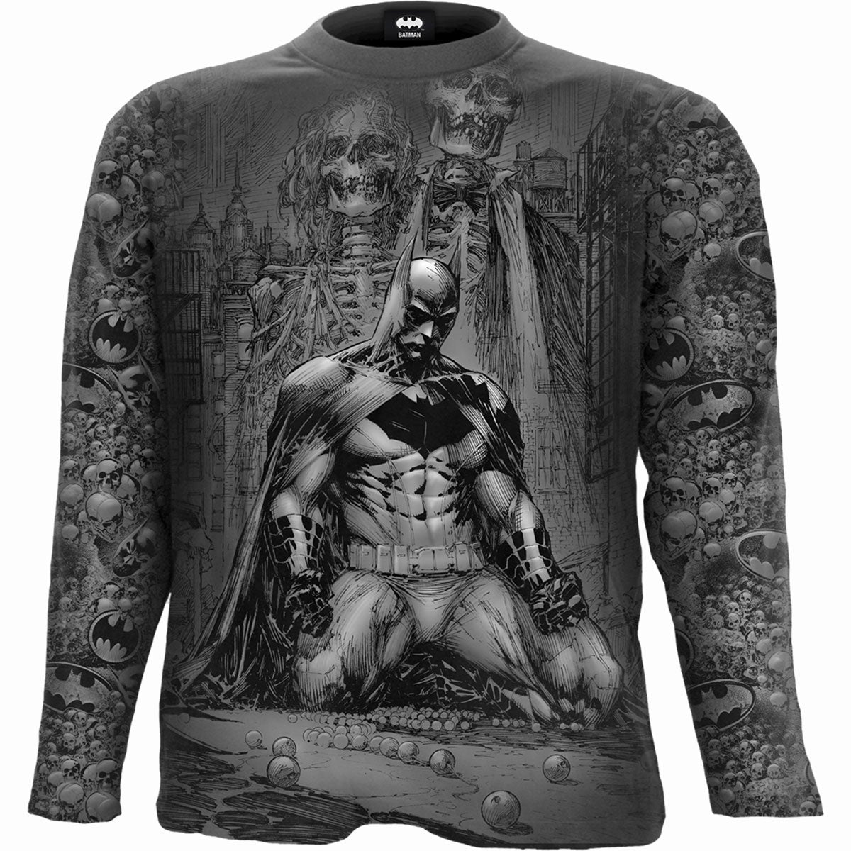DC Comics Long Sleeve T-Shirt: Batman Vengeance Wrap