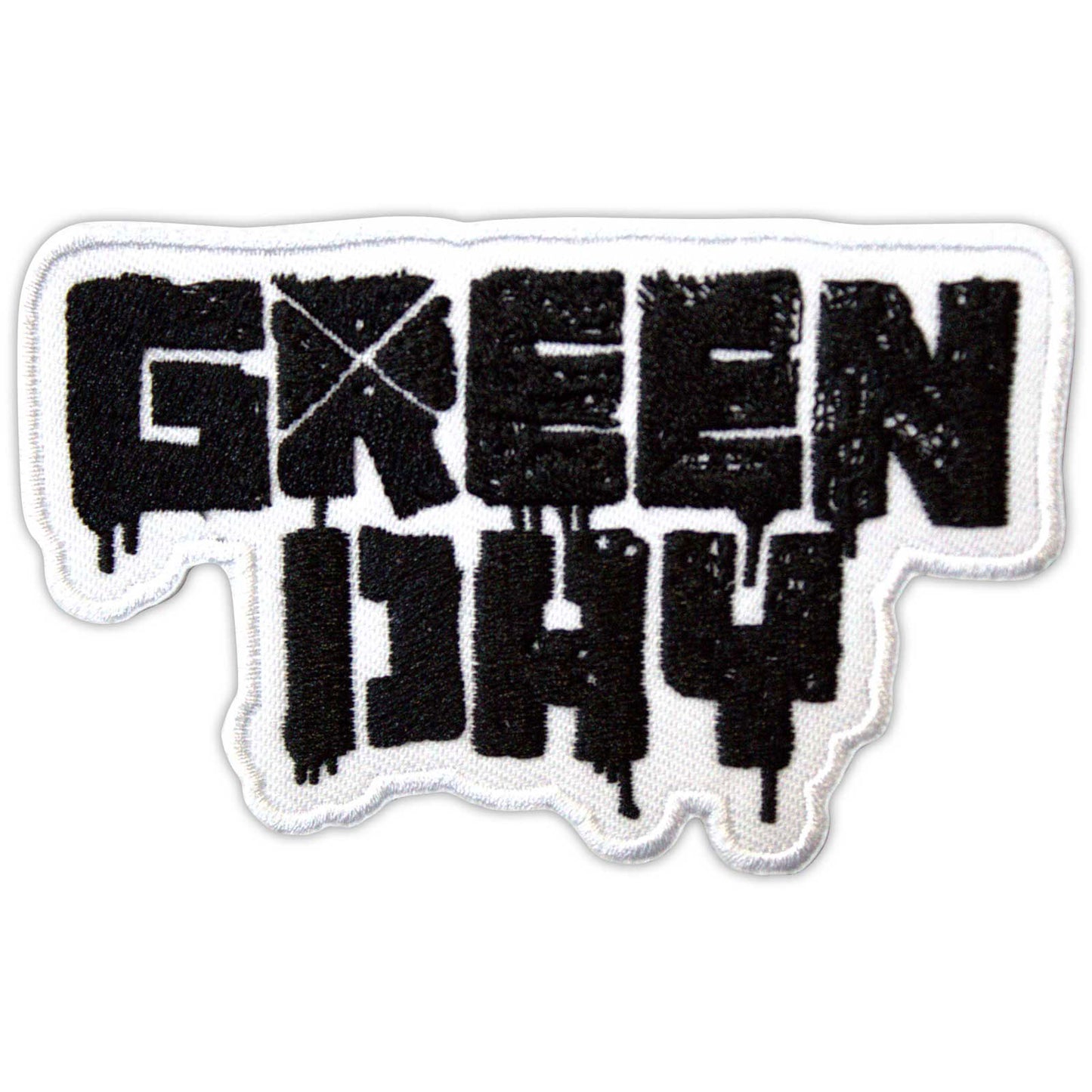 Green Day Patch: 21st Century Breakdown B&W Logo