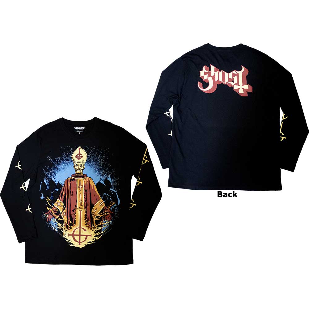 Ghost Long Sleeve T-Shirt: Papa & Radient Ghouls