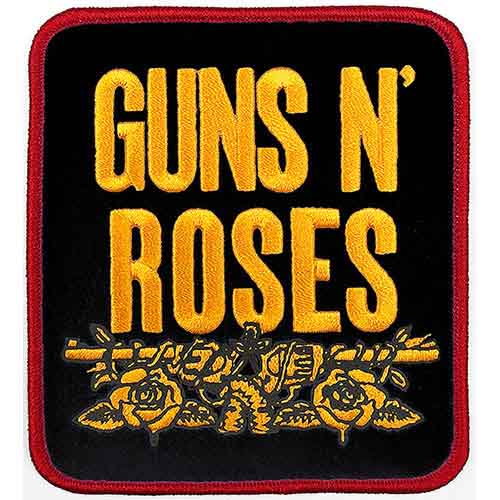 Guns N' Roses Patch: Stacked Black