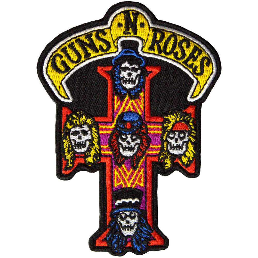 Guns N' Roses Patch: Appetite For Destruction Cross