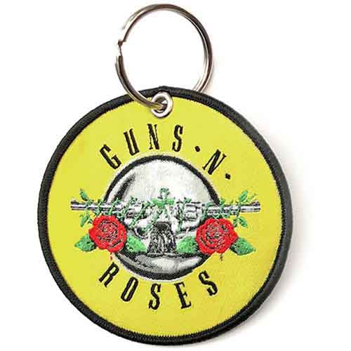 Guns N' Roses Patch Keychain: Classic Circle Logo
