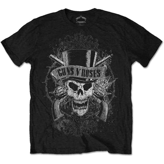 Guns N' Roses T-Shirt: Faded Skull