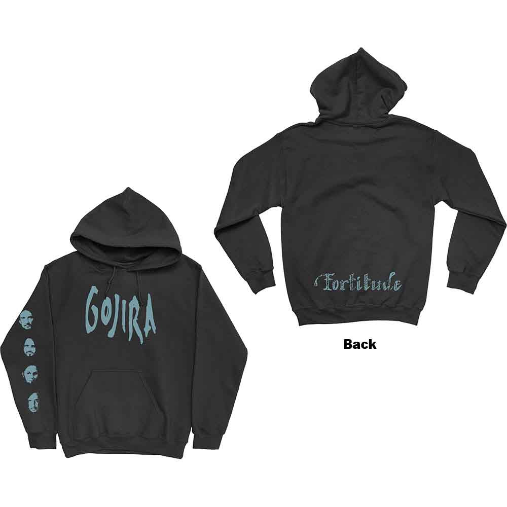 Gojira Pullover Hoodie: Fortitude Faces