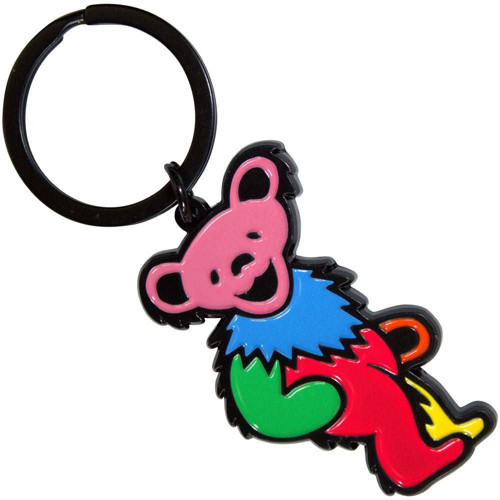 Grateful Dead Keychain: Red Body Dancing Bear