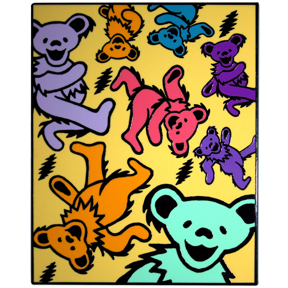 Grateful Dead Premium Fridge Magnet: Dancing Bears & Lightning Bolts