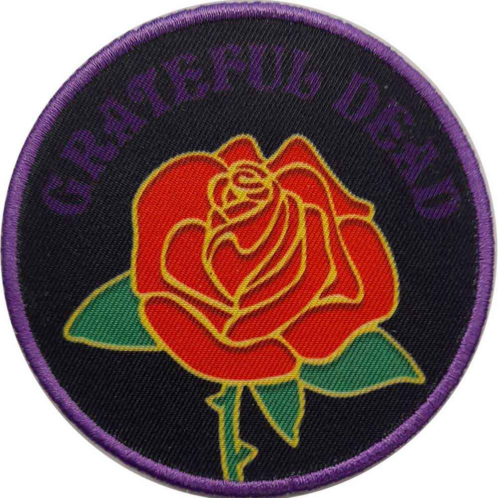 Grateful Dead Patch: Rose