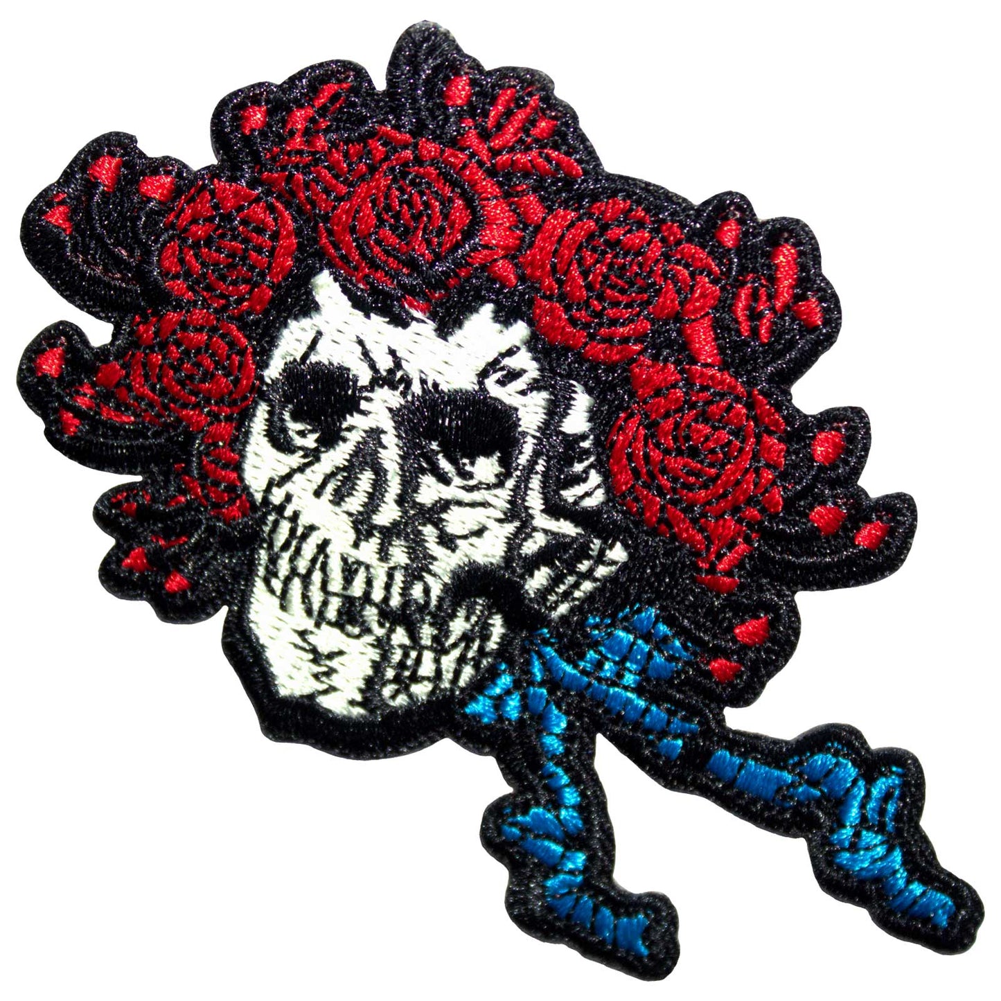 Grateful Dead Patch: Bertha Skull Small