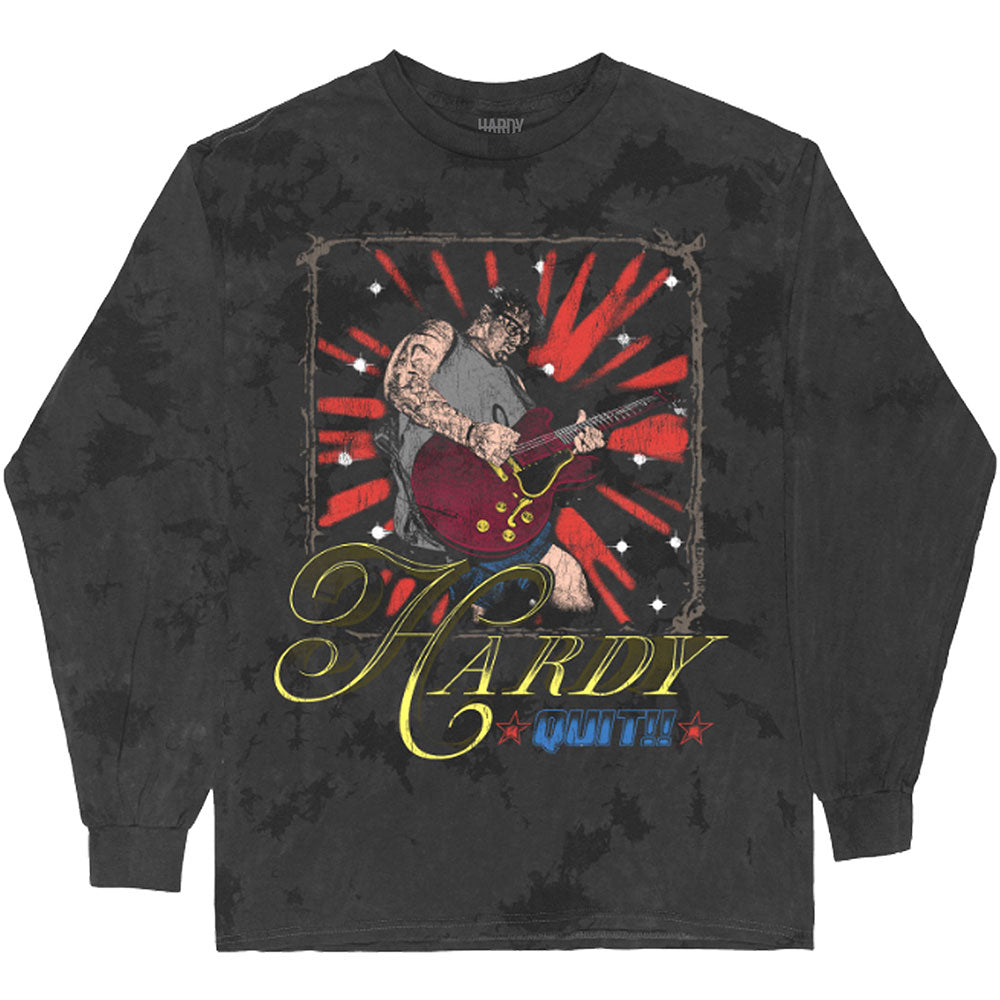 Hardy Long Sleeve T-Shirt: Quit!! Guitar