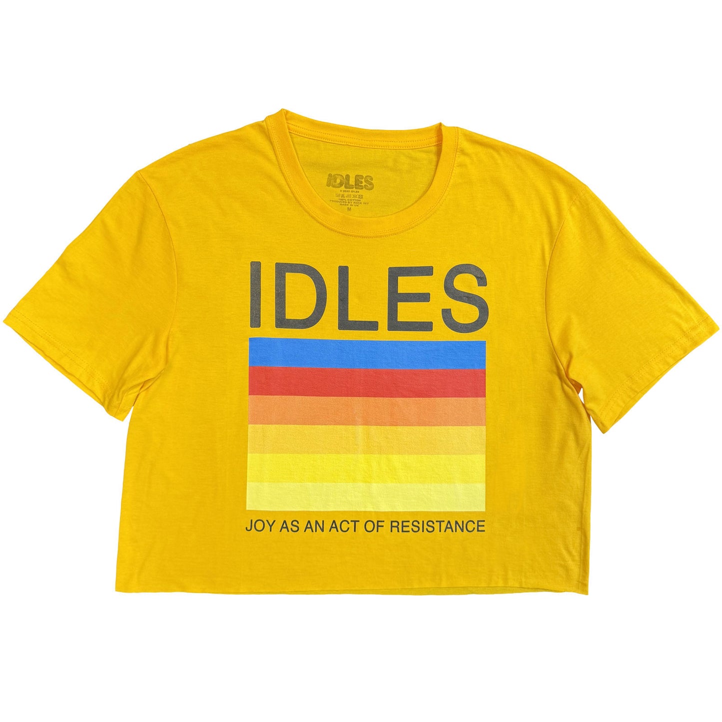 Idles Ladies Crop Top: Resistance