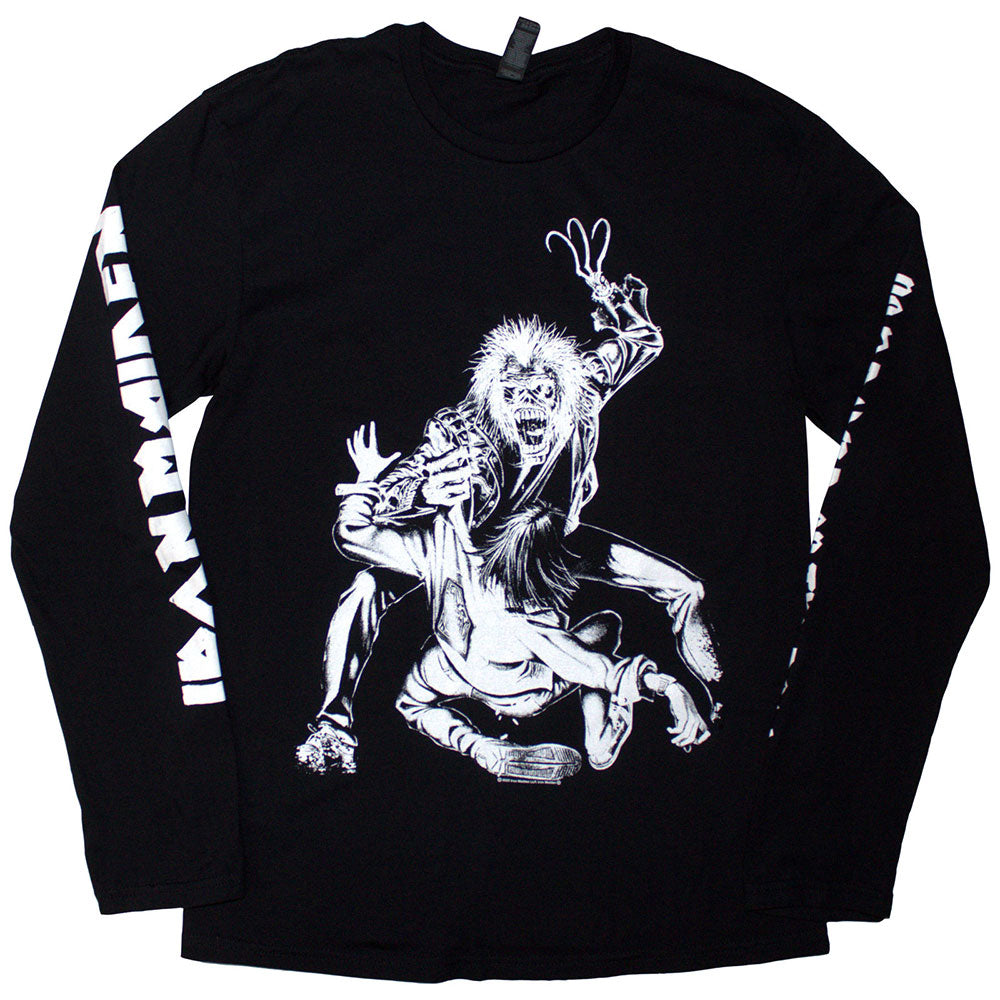 Iron Maiden Long Sleeve T-Shirt: No Prayer Claw Isolated