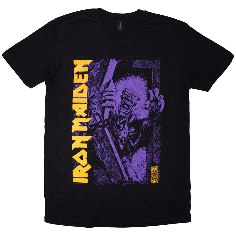 Iron Maiden T-Shirt: Est. 1975 No Prayer Grave Purple