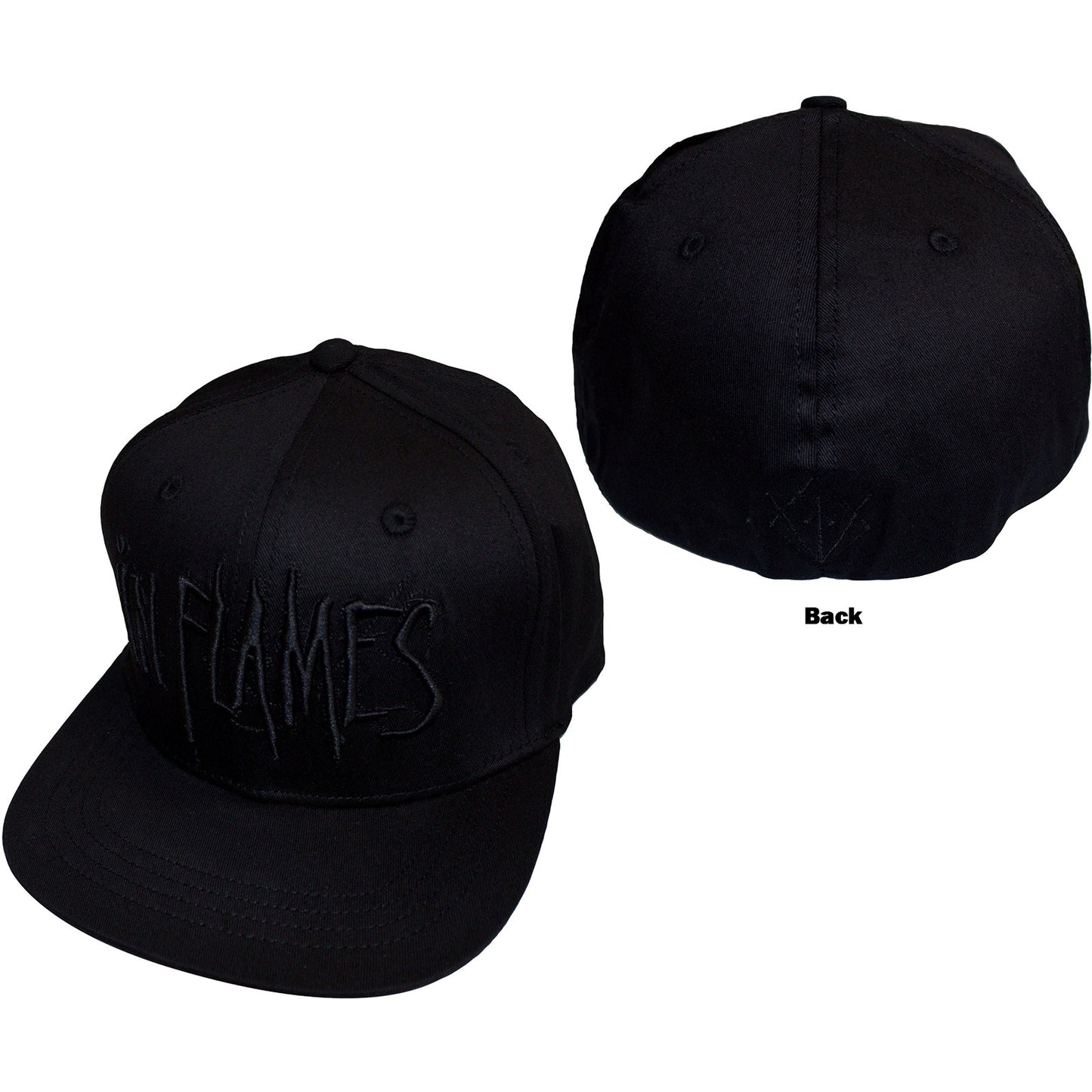 In Flames Hat: Black Logo