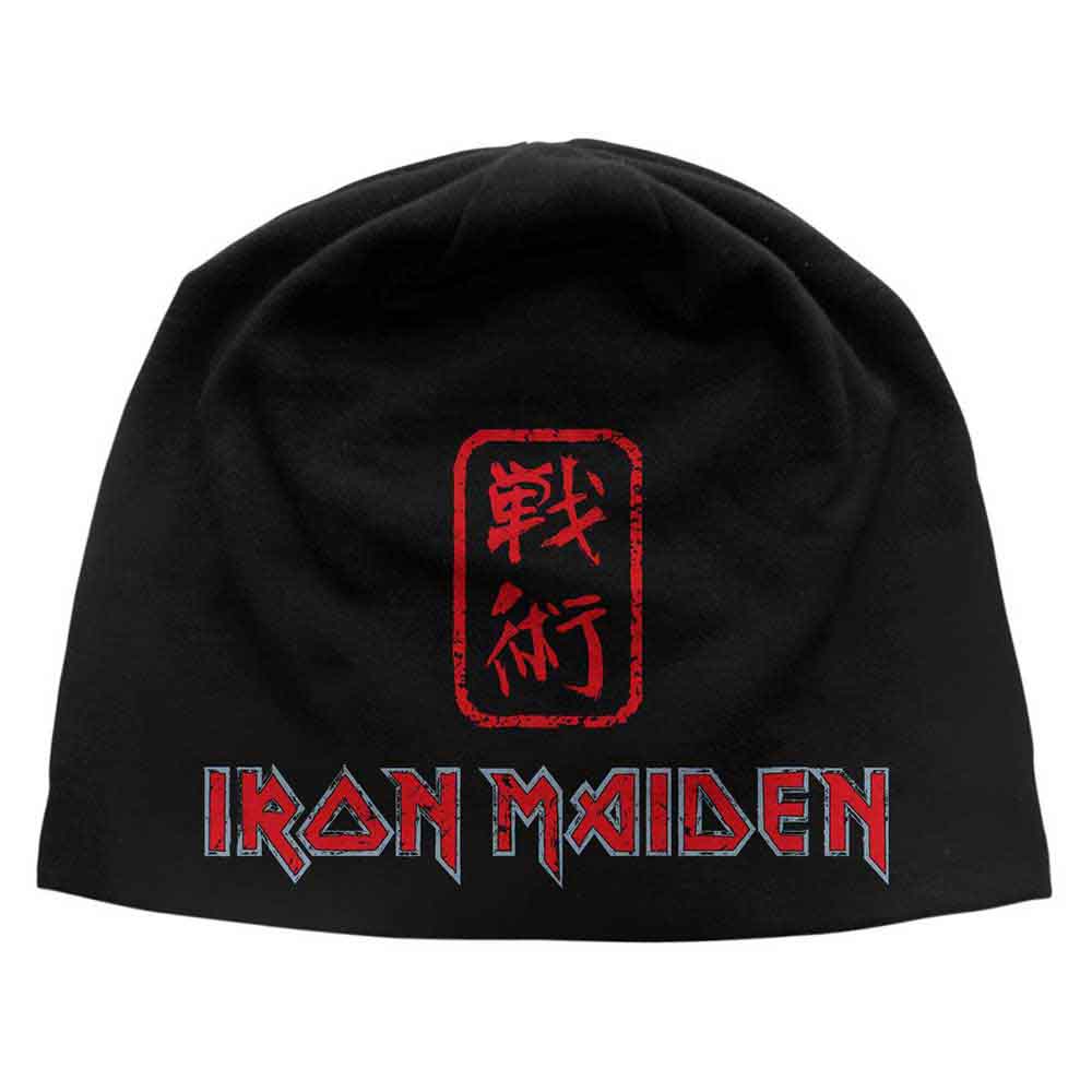 Iron Maiden Beanie Hat: Senjutsu JD Print