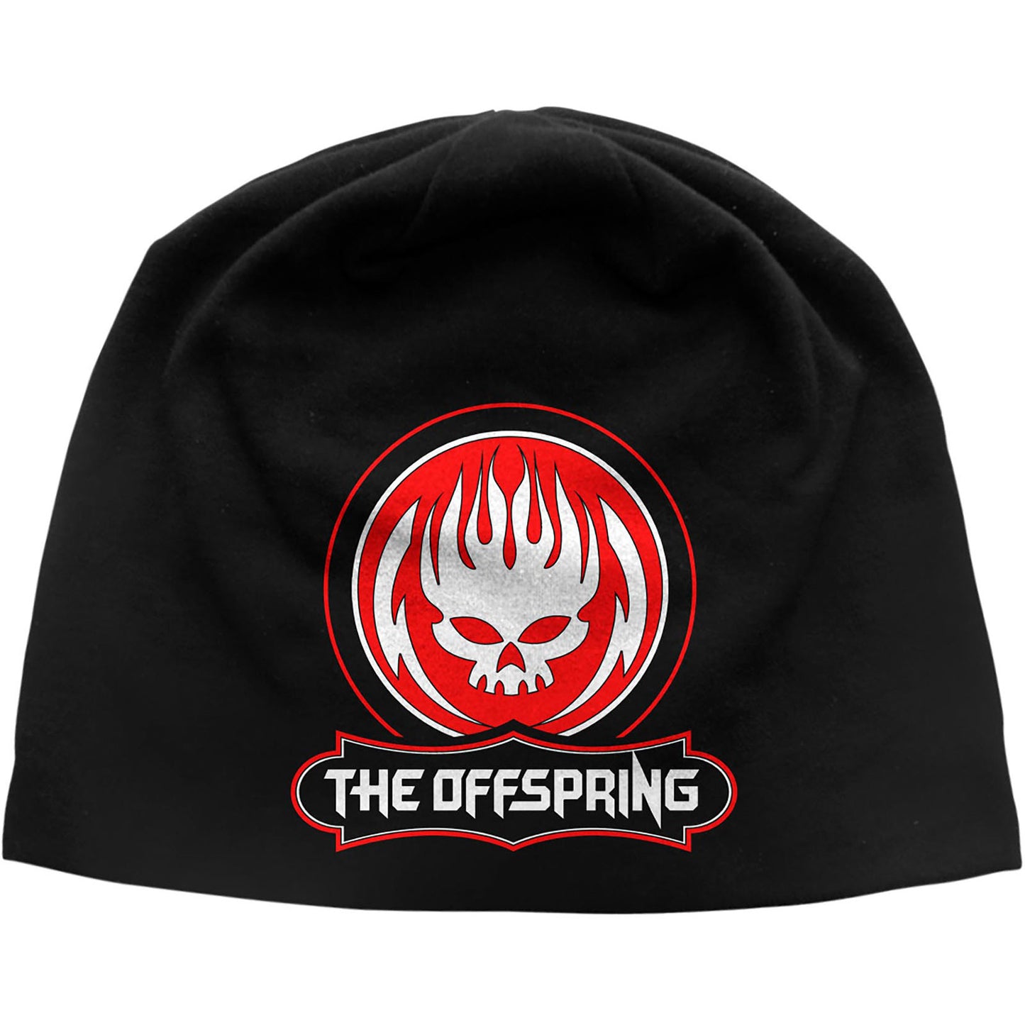 The Offspring Beanie Hat: Skull Logo JD Print