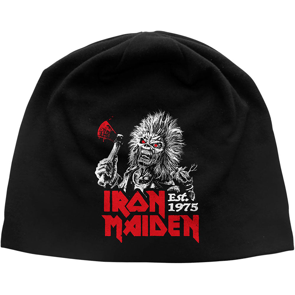 Iron Maiden Beanie Hat: Run For Your Lives JD Print