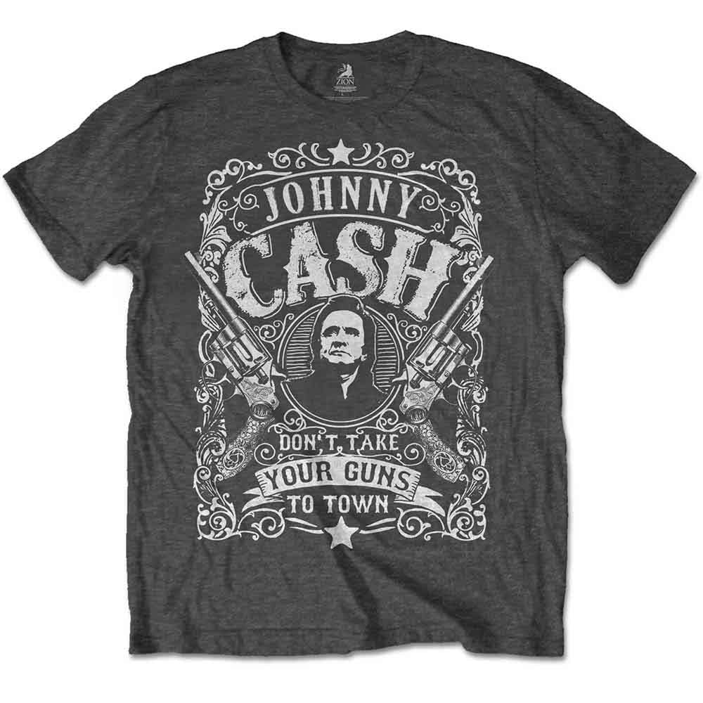 Johnny Cash T-Shirt: Don't take your guns to town