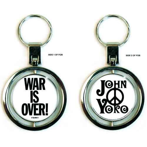 John Lennon Keychain Spinner: War is Over