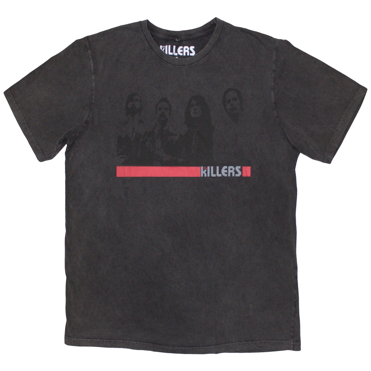 The Killers Stone Wash T-Shirt: Band Photo Mono