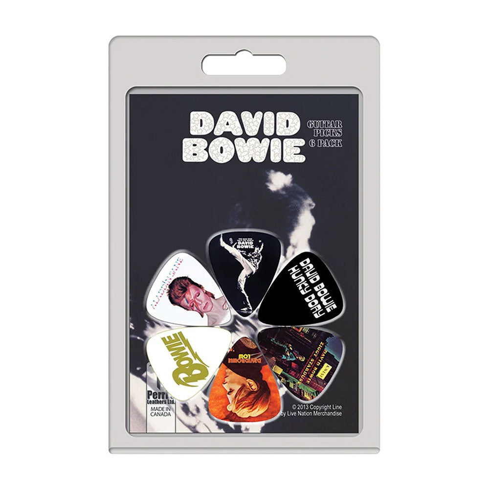 David Bowie Plectrum Pack: Album Covers 2 6-Pack