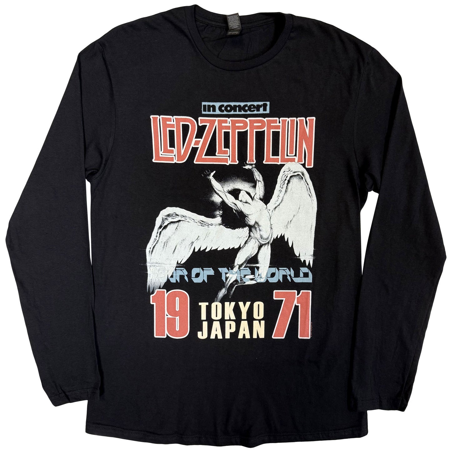 Led Zeppelin Long Sleeve T-Shirt: Japanese Icarus