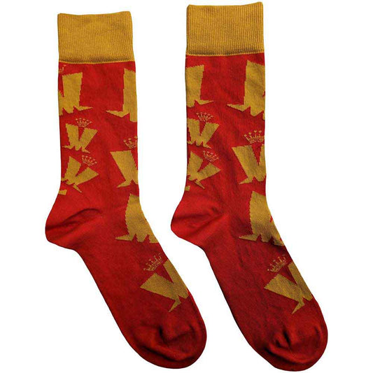 Madness Socks: Crown & M Pattern