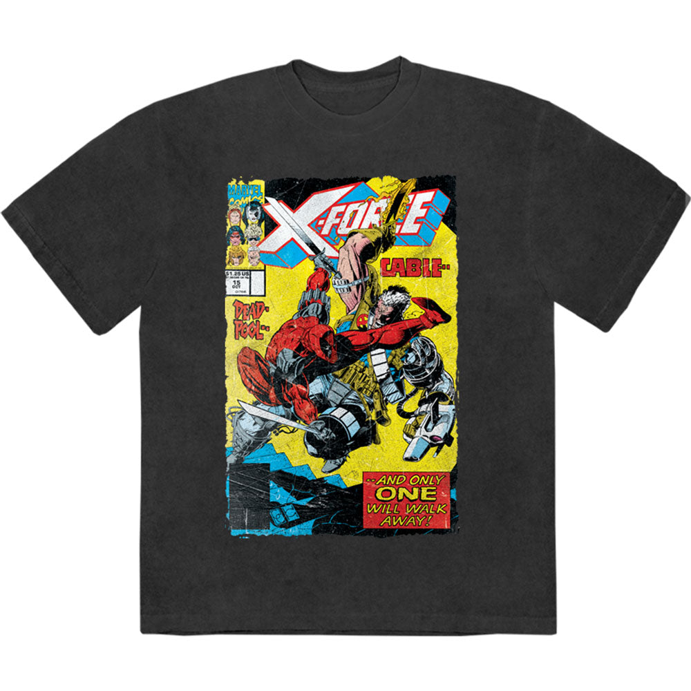 Marvel Comics Stone Wash T-Shirt: X-Force Cable & Deadpool