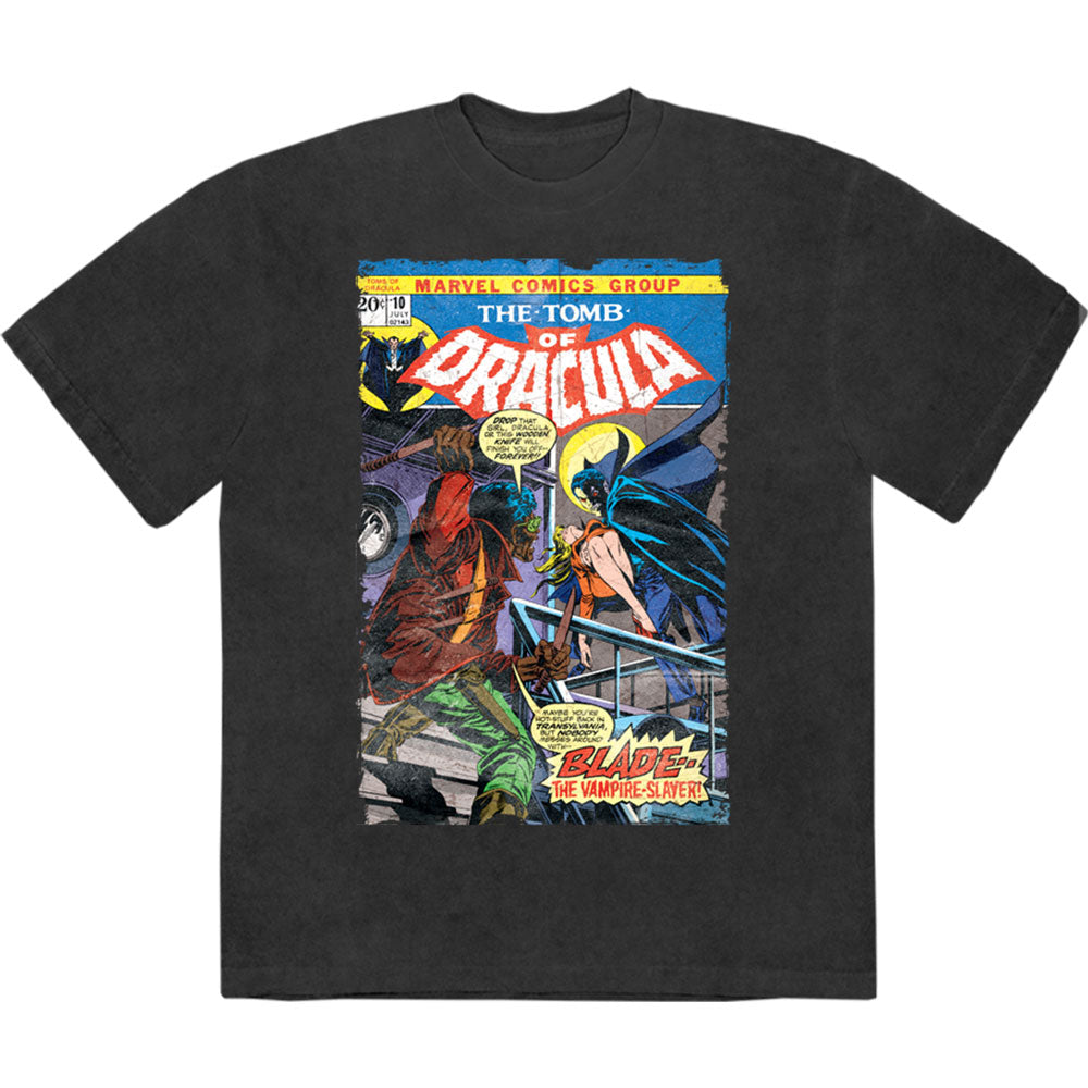 Marvel Comics Stone Wash T-Shirt: Tomb Of Dracula