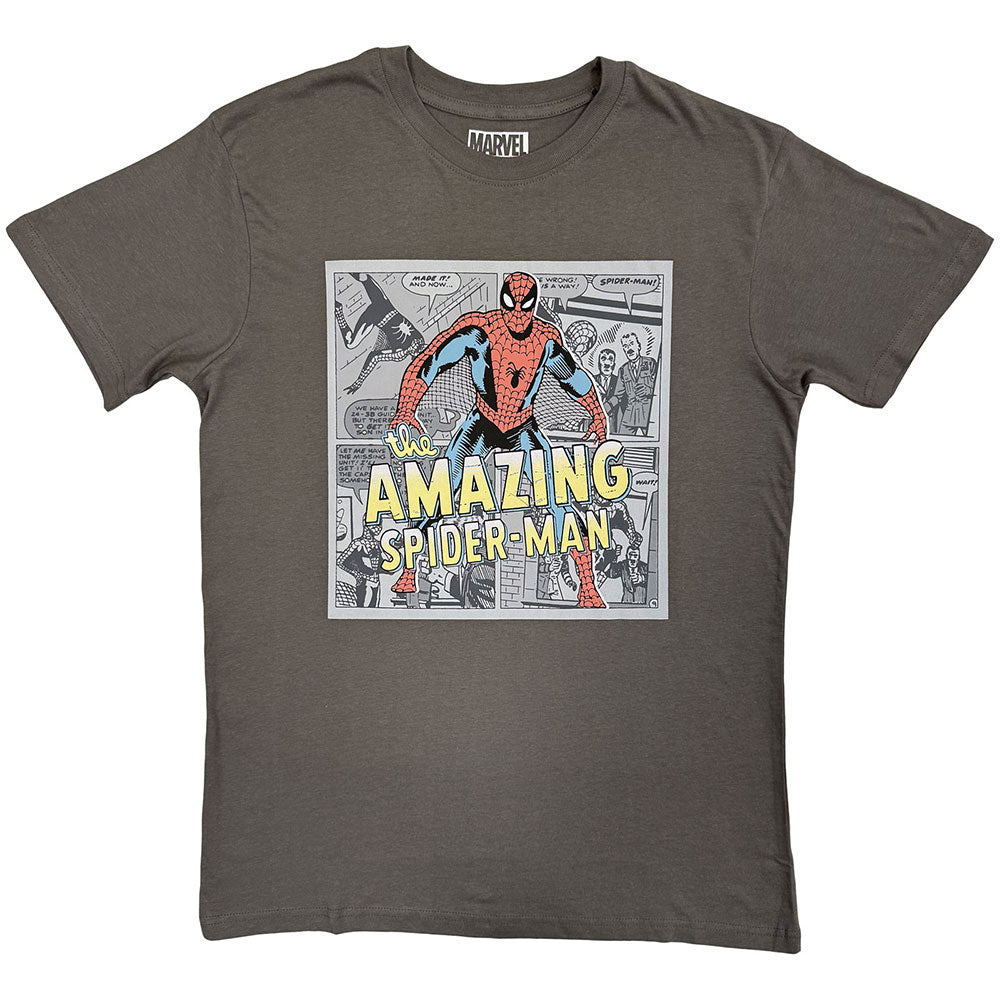 Marvel Comics T-Shirt: Amazing Spider-Man Comic Background