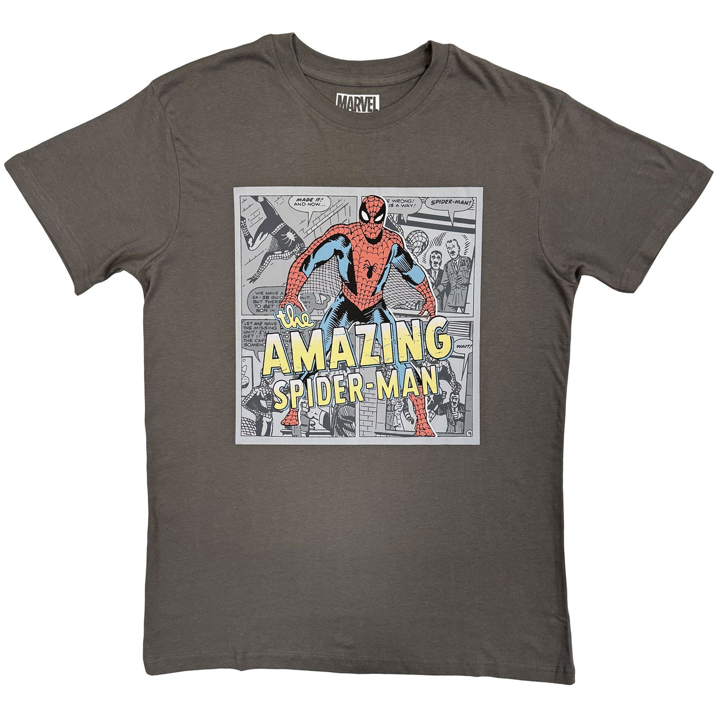 Marvel Comics T-Shirt: Amazing Spider-Man Comic Background