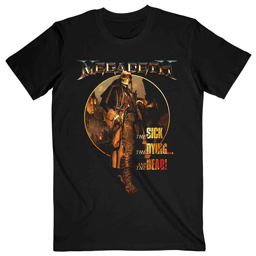 Megadeth T-Shirt: The Sick The Dying And the Dead Circle Album Art