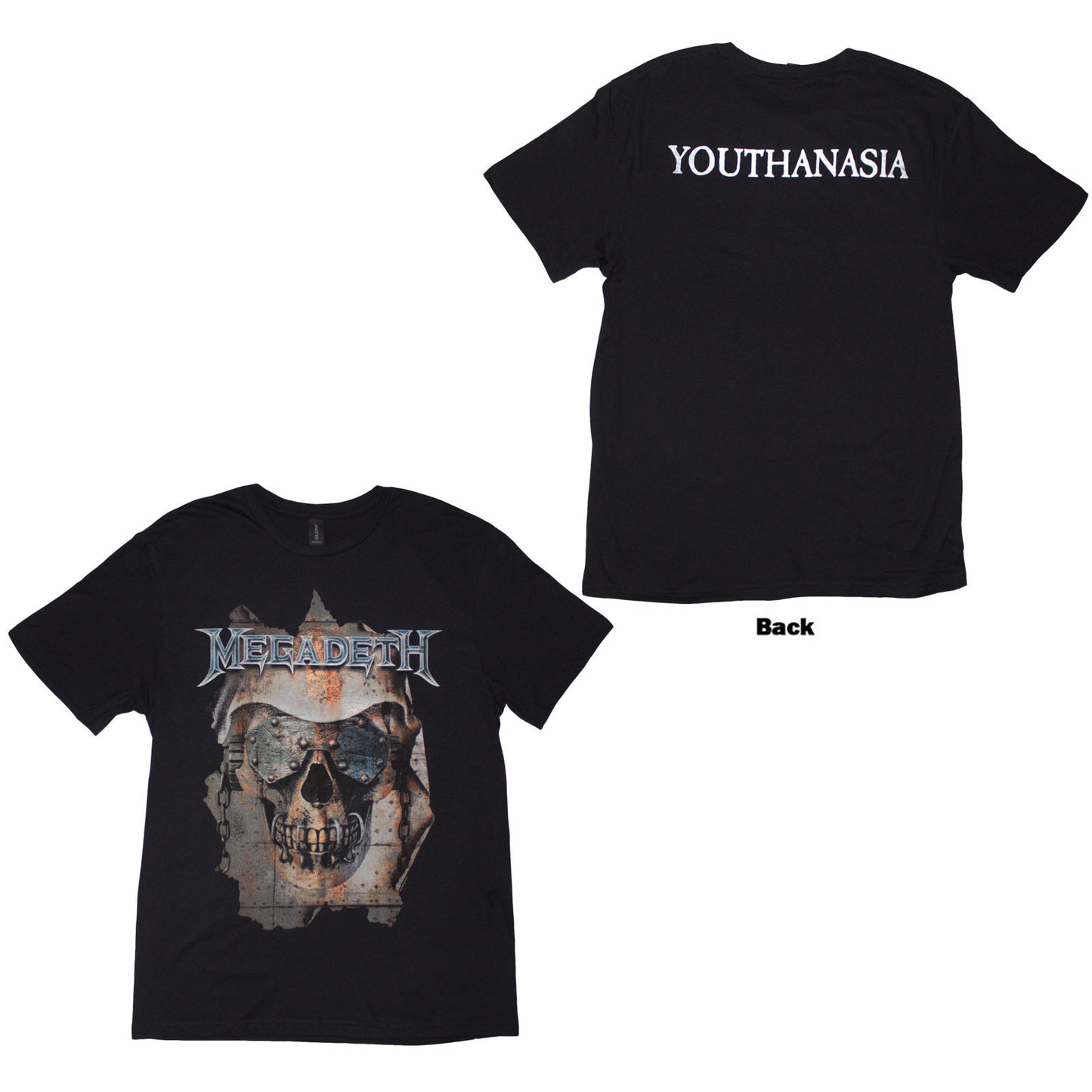 Megadeth T-Shirt: Youthanasia Ripped Thru