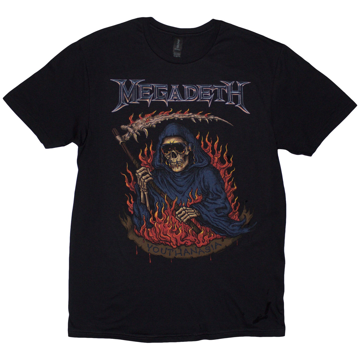 Megadeth T-Shirt: Youthanasia Flames