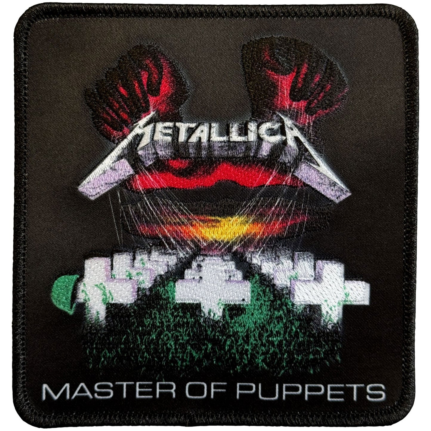 Metallica Woven Patch: Master Of Puppets Classic