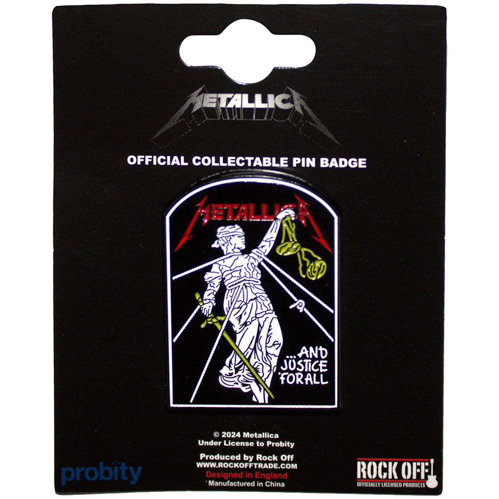 Metallica Badge: And Justice For All Tombstone