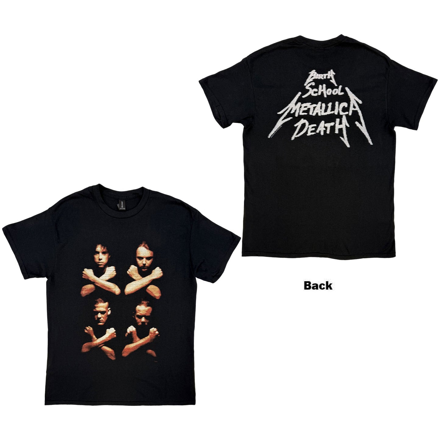 Metallica T-Shirt: Birth Death Crossed Arms