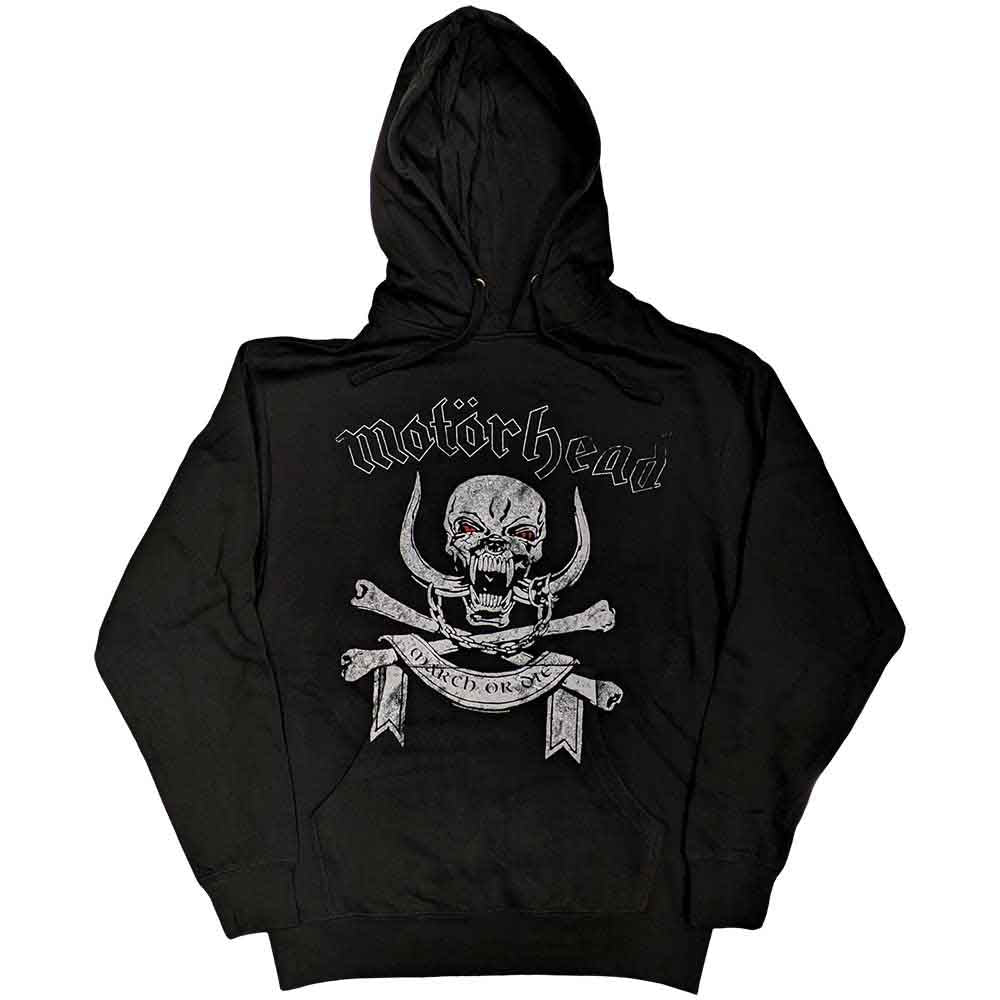 Motorhead Pullover Hoodie: March or Die