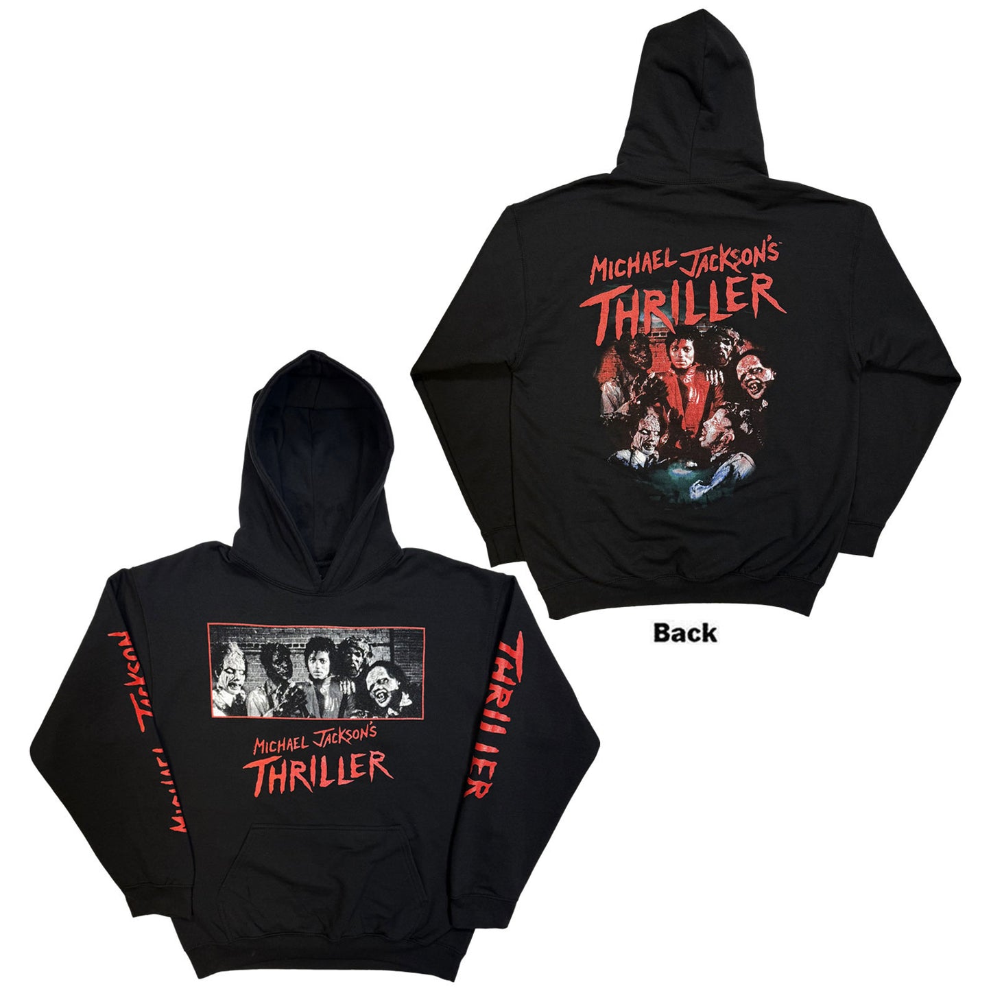 Michael Jackson Pullover Hoodie: Thriller Zombies
