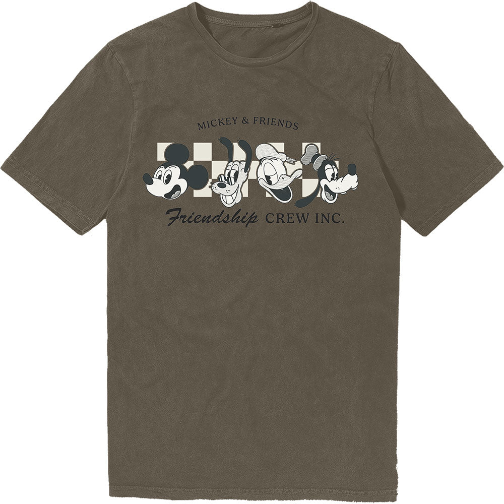 Disney Stone Wash T-Shirt: MM Friendship Crew Inc