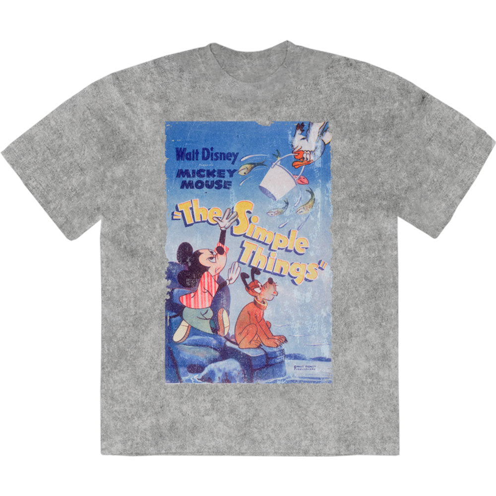 Disney Stone Wash T-Shirt: Mickey The Simple Things