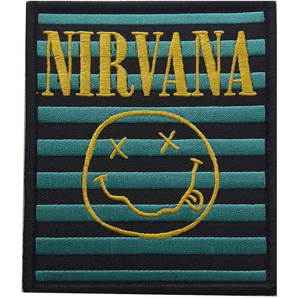 Nirvana Patch: Logo & Happy Face Stripes