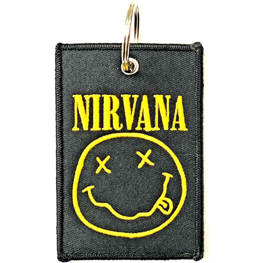 Nirvana Patch Keychain: Happy Face