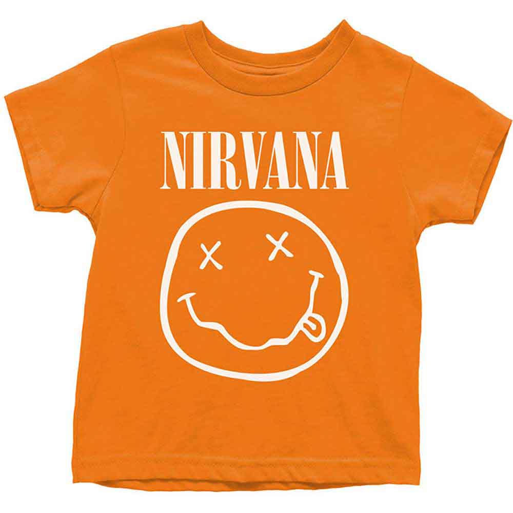 Nirvana Toddler T-Shirt: White Happy Face