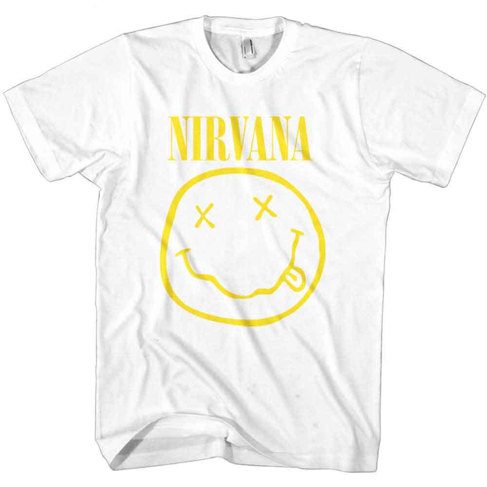 Nirvana T-Shirt: Yellow Happy Face