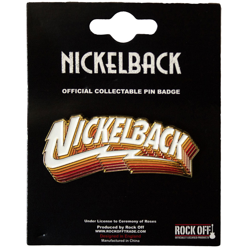 Nickelback Badge: Gradient Shadows Logo
