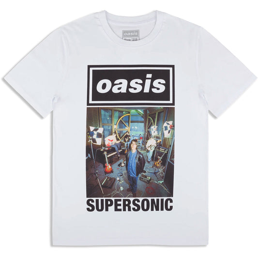 Oasis T-Shirt: Supersonic Single Cover