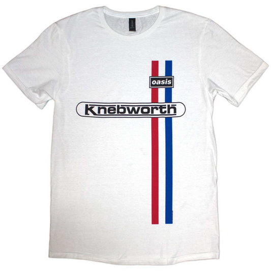 Oasis T-Shirt: Knebworth Vertical Stripe