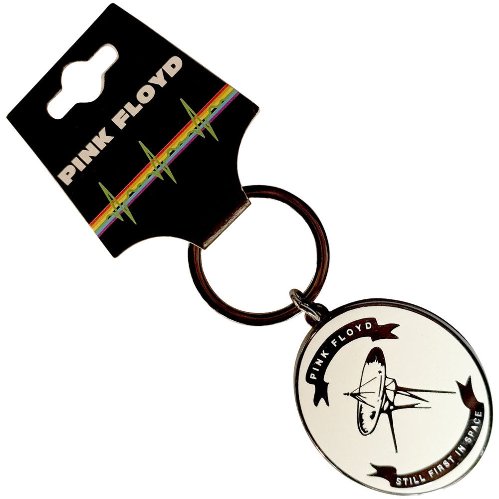 Pink Floyd Keychain: First In Space Oval