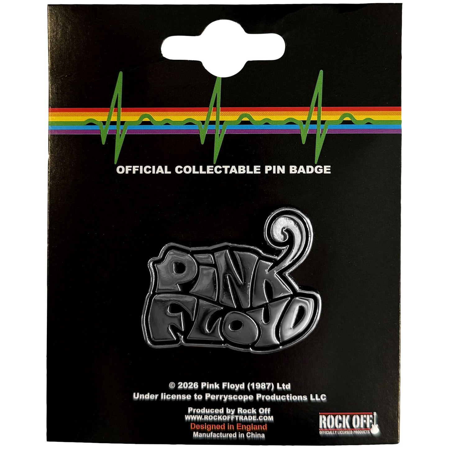 Pink Floyd Badge: Swirl Logo